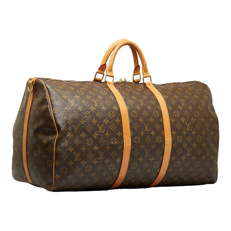 Louis Vuitton Monogram M41412 Boston Bag PVC/Leather Brown