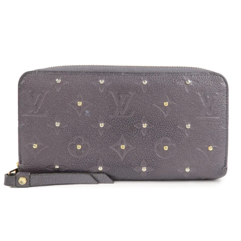 Louis Vuitton Empreinte Zippy Studs Wallet Gris Silver M62209