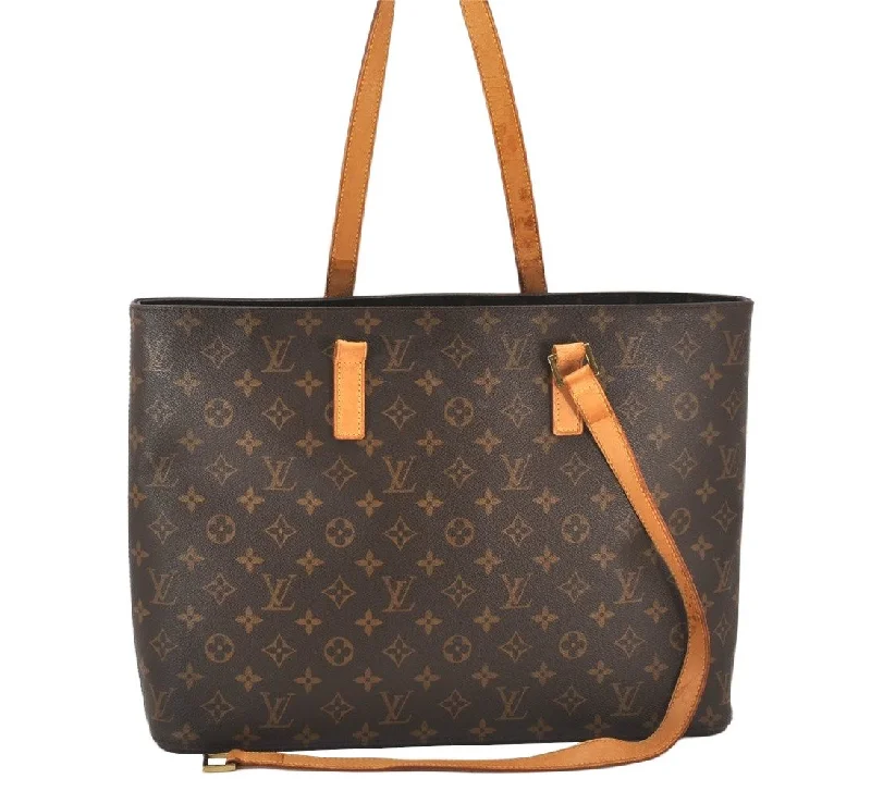 Authentic Louis Vuitton Monogram Luco Shoulder Tote Bag M51155 LV Junk 6333K