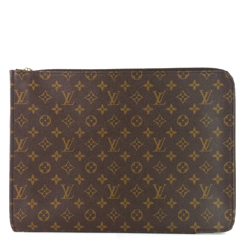 Monogram Canvas Poche Document Holder