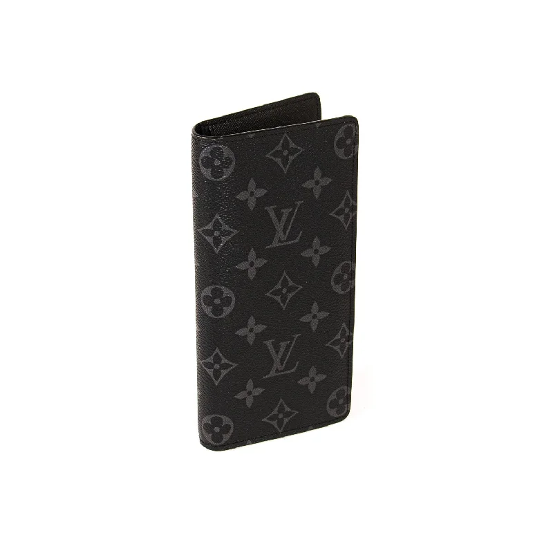 Louis Vuitton Monogram Eclipse Brazza Wallet