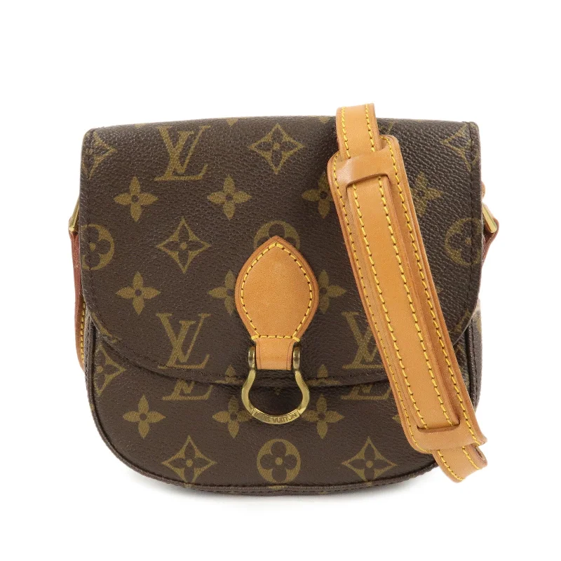 Louis Vuitton Monogram Saint Cloud MM Shoulder Bag Brown M51243