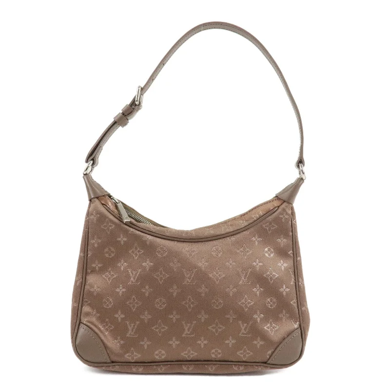 Louis Vuitton Monogram Satin Little Boulogne Hand Bag M92143